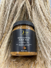 Load image into Gallery viewer, SKIN GLOWING BLACK SOAP W/KOJIC ACID DIPALMITATE  NIACINAMIDE AHA FRUIT & MORE