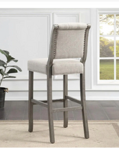 Load image into Gallery viewer, KAMELIN GREY BAR STOOL (New)