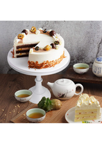 Load image into Gallery viewer, Set of 2 Pieces Cake Stands Iron Cake Holder Dessert Display Plate Serving Tray .