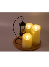 Load image into Gallery viewer, Flickering Flameless Candle Battery Operated Candle LED Pillar Candles with Remote Control and Timer for Romantic Ambiance and Home Decoration Set of 3