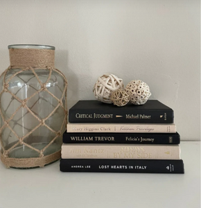 Book Set for Staging, Bookshelf Decor, and Home Décor | Decorative Stack of Books.