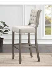 Load image into Gallery viewer, KAMELIN GREY BAR STOOL (New)