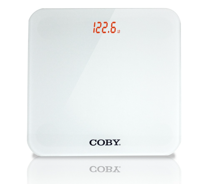 COBY LED display bathroom scale auto step on .