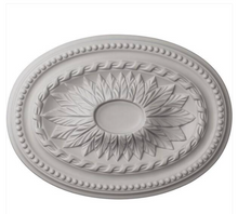 Load image into Gallery viewer, 18-1/2 in. W x 13-1/2 in. H x 1-7/8 in. Saverne Urethane Ceiling Medallion, Ultra Pure White