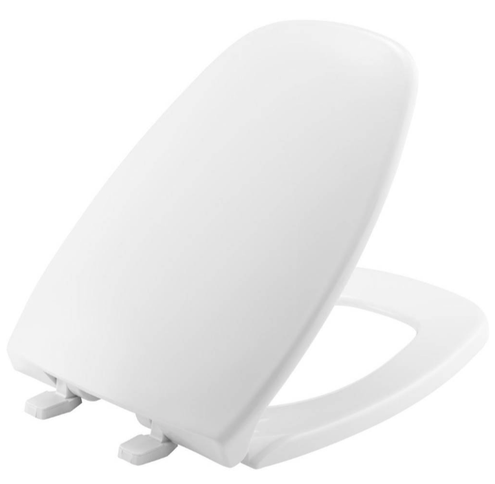 Bemis -1240205 000 Elongated plastic toilet seat white.