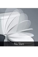 Load image into Gallery viewer, Bemis -1240205 000 Elongated plastic toilet seat white.