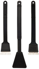 Load image into Gallery viewer, Farberware Barbecue Grill Brushes, Set of 3, Black