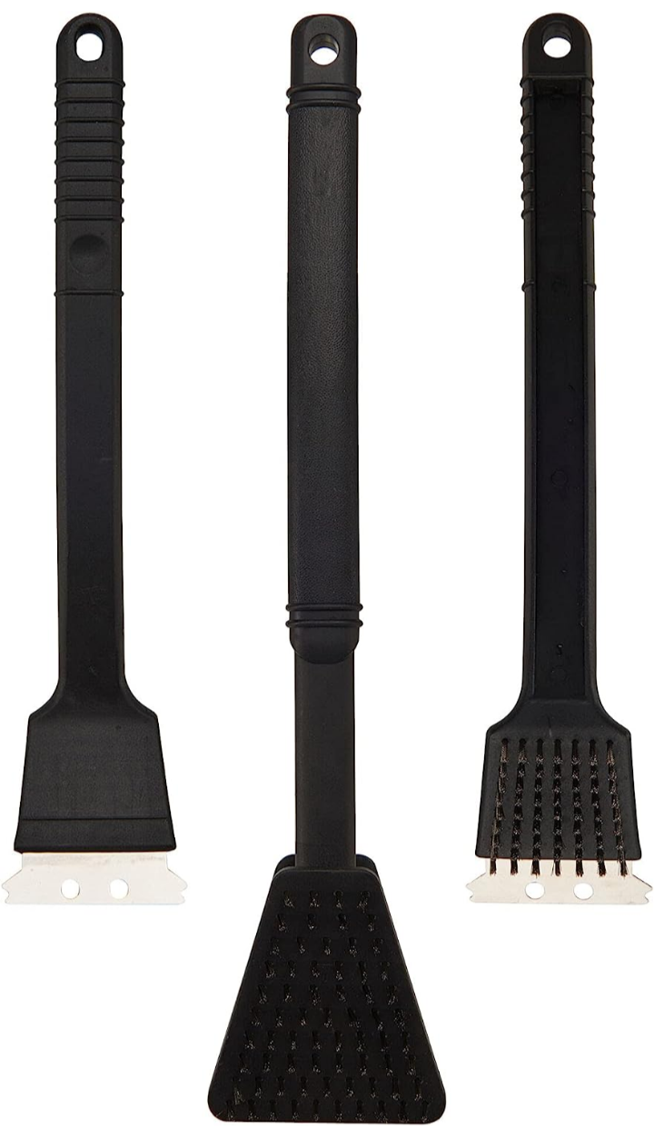 Farberware Barbecue Grill Brushes, Set of 3, Black