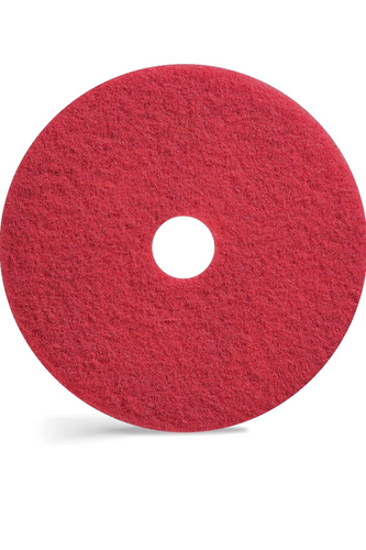 Americo Red Buff 20'' floor maintenance pads.