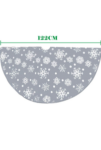 1Pc Non-Woven Fabrics Snowflake Christmas Tree Skirt Compatible with Christmas Tree New Year Decoration available in  light Blue(Color : Blue)