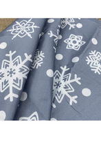 Load image into Gallery viewer, 1Pc Non-Woven Fabrics Snowflake Christmas Tree Skirt Compatible with Christmas Tree New Year Decoration available in  light Blue(Color : Blue)