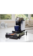 Load image into Gallery viewer, Insight Nespresso Vertuoline Coffee Pod Holder (Holds 40 Vertuo Coffee or Espresso Capsules)-- Tempered Glass Drawer (Coffee pods NOT Included. Does NOT fit K-Cups)