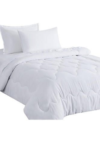 One set Twin  comforter/Duvet white