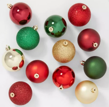 Load image into Gallery viewer, 40ct Shatter-Resistant Round Christmas Tree Ornament Set - Wondershop