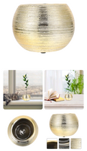 Load image into Gallery viewer, Metallic Ceramic Flower Pot Ceramic Home Decor Vase Pottery Vase