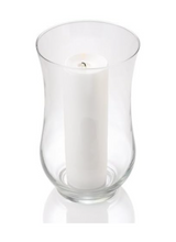 Load image into Gallery viewer, Set of 2 Clear Glass Vases 6x8.