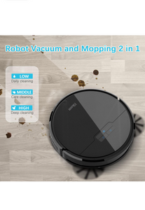 Tikom Robot Vacuum and Mop, G8000 Robot Vacuum Cleaner, 2700Pa Strong Suction, Self-Charging, Good for Hard Floors, Black