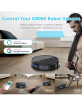 Load image into Gallery viewer, Tikom Robot Vacuum and Mop, G8000 Robot Vacuum Cleaner, 2700Pa Strong Suction, Self-Charging, Good for Hard Floors, Black