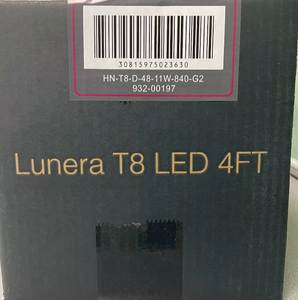 (25-Pack) LUNERA T8 4ft LED Lamp Light Bulb 4000K Dimmable, Direct Replacement.