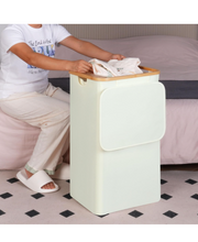 Load image into Gallery viewer, efluky Slim Laundry Hamper with Lid, Narrow Laundry Hamper