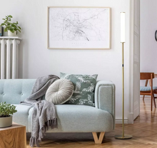 Load image into Gallery viewer, Obright Led Cylinder Floor Lamp With Remote Control Full Range Dimming Adjustab