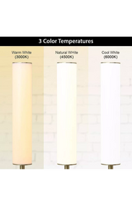 Obright Led Cylinder Floor Lamp With Remote Control Full Range Dimming Adjustab