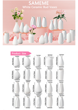 Load image into Gallery viewer, 5&#39;&#39; White Ceramic Bud Vases Set of 20,Small Vases in Bulk for Flowers,Modern...