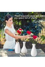 Load image into Gallery viewer, 5&#39;&#39; White Ceramic Bud Vases Set of 20,Small Vases in Bulk for Flowers,Modern...