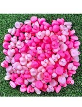 Load image into Gallery viewer, Jenaai 150 Pcs Pink Ribbon Rubber Ducks Breast Cancer Awareness Bathing Toy Bathtub Shower Toys Floating Ducks for Pool, Gifts Decorations October Breast Cancer Events, 75 Rose Pink and 75 Pastel Pink