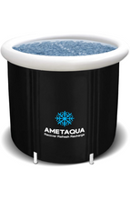 Load image into Gallery viewer, AMETAQUA Ice Bath Tub for Athletes Foldable Portable Cold Plunge Tub Outdoor Use Adult Size