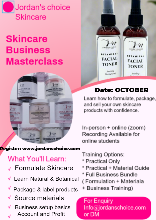 Skincare Masterclass - Practical Only