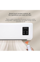 Load image into Gallery viewer, Air Conditioning Unit - Wall Mounted Heating and Cooling System, Cooling Device | Portable Smart Air Conditioner with Remote Control,