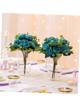 Load image into Gallery viewer, Elegant Candle Holder Glass Vase Decorative Stand Home Decor Suitable for Bedroom Living Room Office.