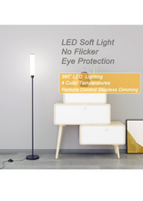 Load image into Gallery viewer, Nakuna Floor Lamp with Remote Control,Bright Floor Lamps for Living Room/Bedroom/Office,  (Black)