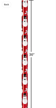 Load image into Gallery viewer, American Greetings 80 sq. ft. Reversible Christmas Wrapping Paper Bundle, Red, Black and Silver Foil, Candy Cane Stripe, Snowmen and Santa Belt (4 Rolls 30 in. x 8 ft.)
