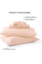 Load image into Gallery viewer, MARTHA STEWART Ultra Soft Brushed and Washed Microfiber 4 Piece Sheet Set, Easy Care, Comfy Bed Sheets with Deep Pocket .