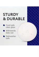 Load image into Gallery viewer, IMPRESA 11.25" Replacement Microwave Glass Plate - Clear Turntable Tray - Kitchen Supplies - Compatible with 11 1/4 Inch GE and Samsung Microwave Plates