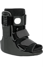 Load image into Gallery viewer, Air Walking Boot, Fracture Boot Short Walker Protection Fits Left or Right Foot Ankle Support for Injuries Fractures Sprains Black M