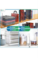 Load image into Gallery viewer, Acrylic Shelf Dividers for closet organization clothes, purse organizer.