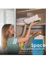 Load image into Gallery viewer, Acrylic Shelf Dividers for closet organization clothes, purse organizer.