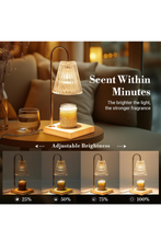 Load image into Gallery viewer, Candle Warmer Lamp with Timer Dimmer, Mothers Day Birthday Gifts for Mom Women Friend Sister, House Warming Gifts New Home Room Decor, Wax Melt Warmer with 2 Bulbs for Jar Candles.