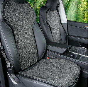 Car Seat Cushion Covers Full Set Front Rear for Tesla Model 3 2017-2024 2025 Highland Four Seasons Universal Linen Protector Pad Mat Interior Decoration Accessories.