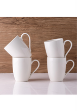Load image into Gallery viewer, White Coffee Mugs, Set of 6 12oz, Coffee Mug Set, Christmas Coffee Mugs, Hot Chocolate Mugs, Ceramic Mugs, Large Mugs for Coffee, Set of Mugs, Hot Cocoa Mugs, Mug Sets, Coffee Mug Ceramic Set