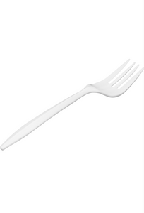 Dixie SSF21P SmartStock Cutlery Fork Refill, 5.8" Length, Polypropylene, White (Pack of 960)