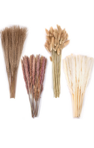 Natural Pampas Grass Mix Bouquet | Dried Pampas Bouquet for Wedding Boho Flowers Home Table Decor Desk Decor, Rustic Farmhouse Decor .