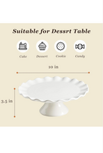Load image into Gallery viewer, Cake stand 10&quot;
