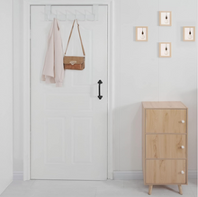 Load image into Gallery viewer, WEBI Over The Door Hooks,Over Door Towel Rack,Door Hanger,Door Coat Hanger,Door Coat Rack,Door Hooks for Hanging Clothes,Back of Door,White