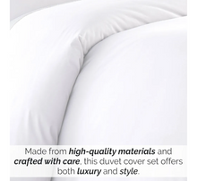 Load image into Gallery viewer, Manhattan collection cotton touch king comforter white