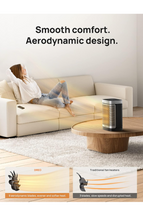 Load image into Gallery viewer, Dreo Space Heater, 1500W Portable Electric Heaters for Indoor Use, PTC Ceramic Heater for Office with Remote.