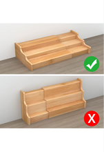 Load image into Gallery viewer, Spice Rack Kitchen Cabinet Organizer- 3 Tier Bamboo Expandable Display Shelf Yellow